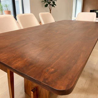 Mesa de Comedor Lux 8P 2.20M Tabla 1"