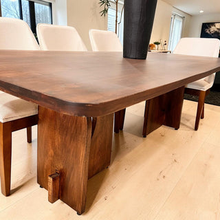 Mesa de Comedor Lux 8P 2.20M Tabla 1"
