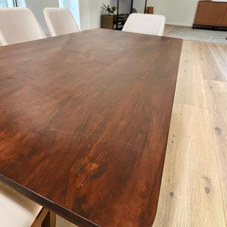 Mesa de Comedor Lux 8P 2.20M Tabla 1"
