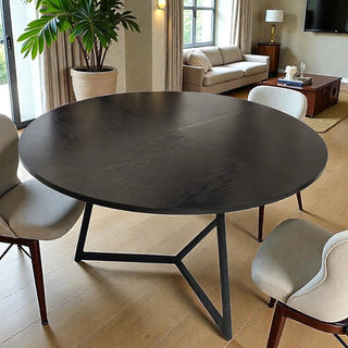 Mesa de Comedor Vigo 6P 1.50M Chapa Encino Chocolate