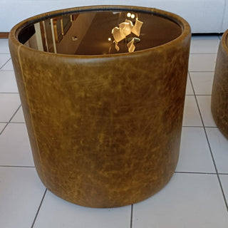 Mesa lateral Monet Alta Piel Olivo