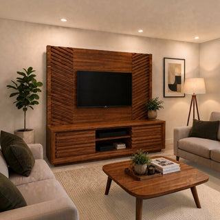 Porta TV Melek con Panel Superior