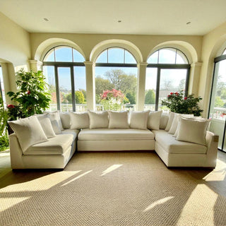 Sala Kendra Pata Zoclo Parota con Ottoman 4 Pzas