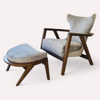Sillón Ocasional Clark Lounge 2 Pzas Rosa Morada