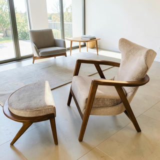 Sillón Ocasional Clark Lounge 2 Pzas Rosa Morada
